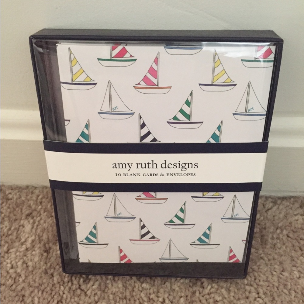 B1G2 Free Sailboat Notecards